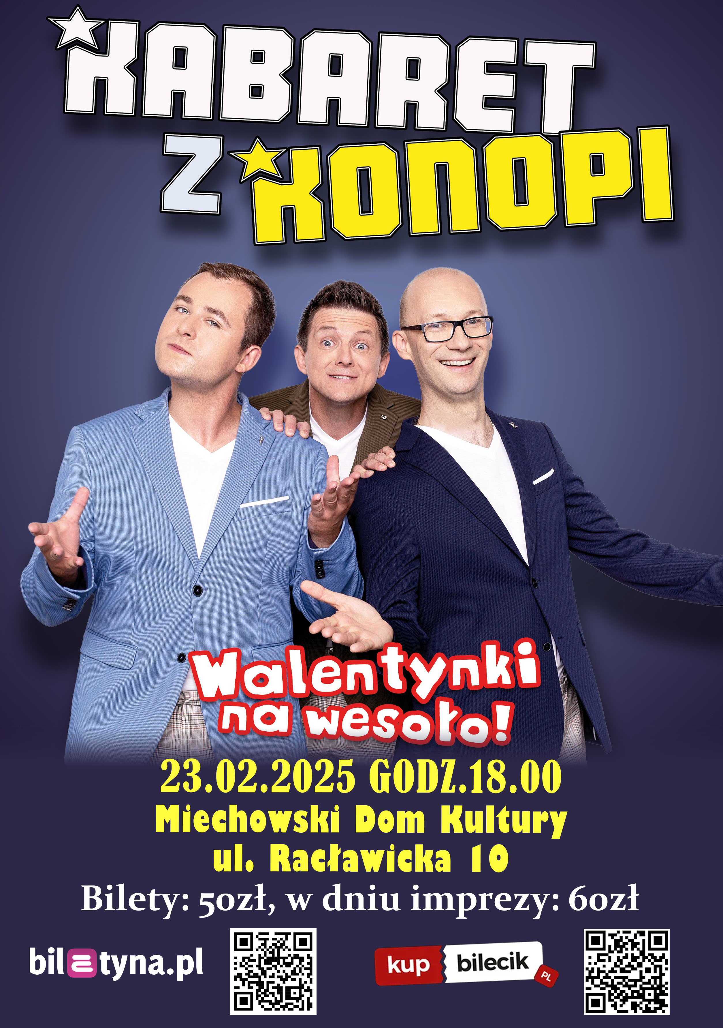 kABARET Z KONOPI PLAKAT